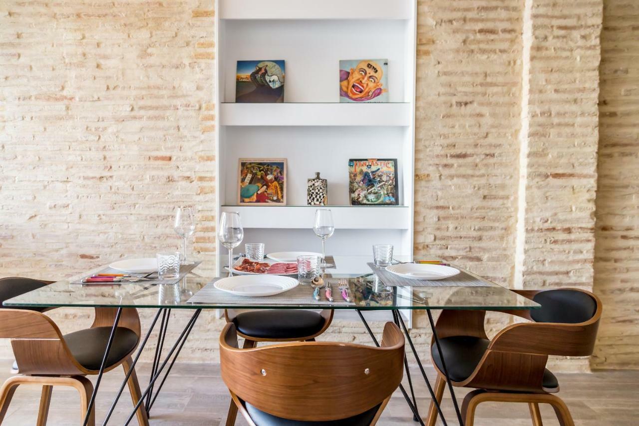 Florit Flats - Center Luxurious 1Br 1Ba Terrace Wi-Fi Ac Leilighet Valencia Eksteriør bilde