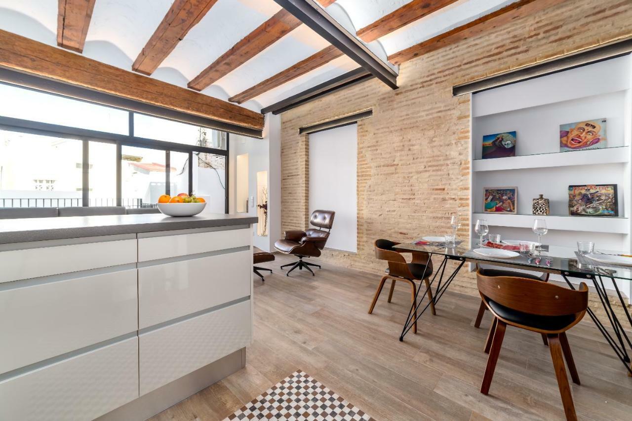 Florit Flats - Center Luxurious 1Br 1Ba Terrace Wi-Fi Ac Leilighet Valencia Eksteriør bilde