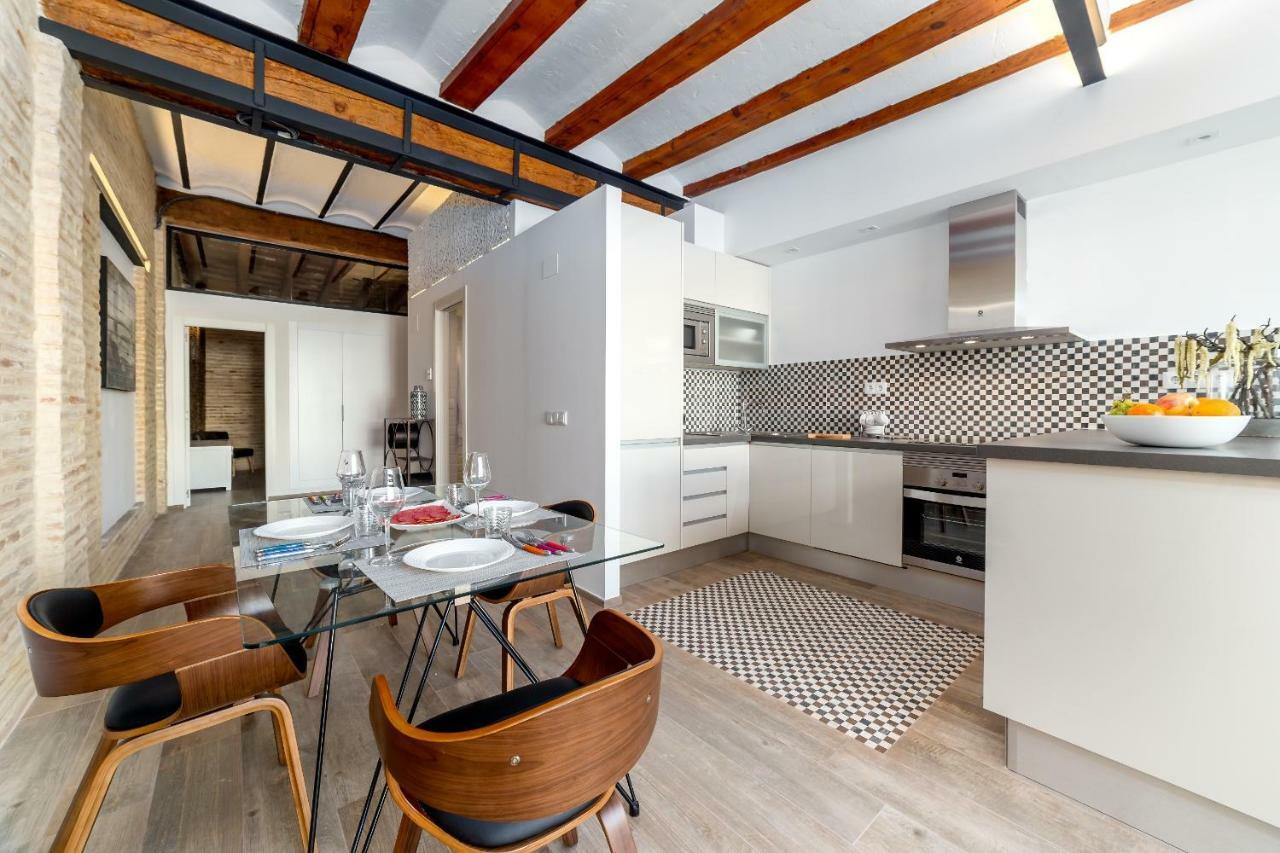 Florit Flats - Center Luxurious 1Br 1Ba Terrace Wi-Fi Ac Leilighet Valencia Eksteriør bilde